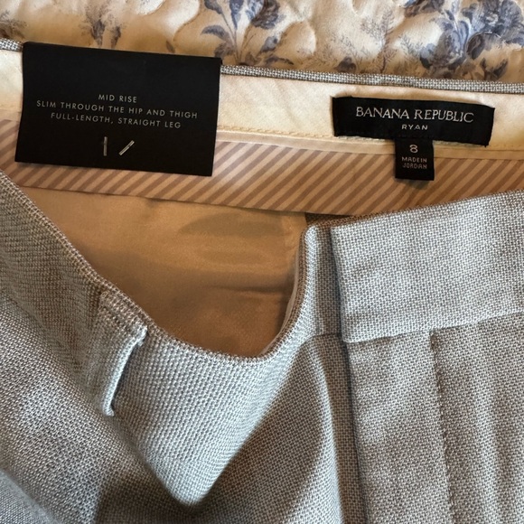 Banana Republic Classic Ryan Gray Straight Leg Pants - Picture 7 of 9
